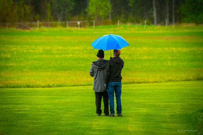 Modellflygets dag Östersund i regnet