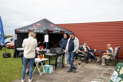 Modellflygets dag Trelleborg vid grillen