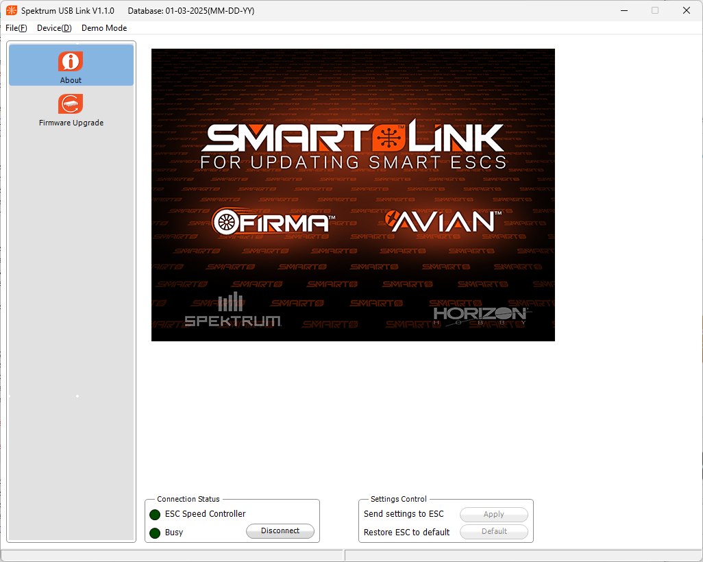 Spektrum smartlink app